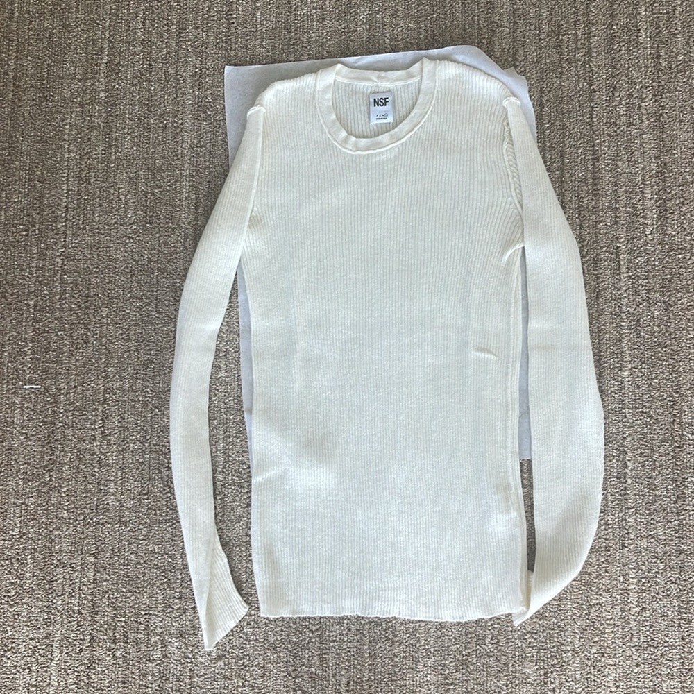 NSF Silk/Cashmere/cotton Sweater - Quiet Luxury Basic